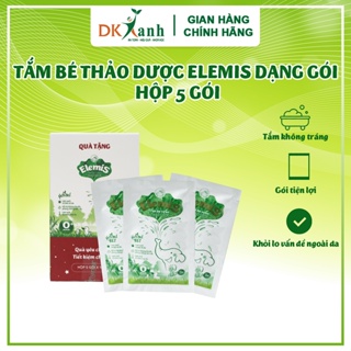 HÀNG TẶNG KHÔNG BÁN Nước tắm bé thảo dược Elemis 5 gói hộp - DK Pharma