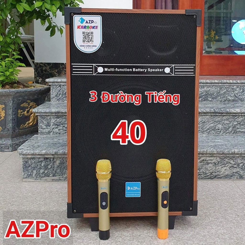 Loa Kéo Karaoke Công Suất Lớn 950W | Loa Kéo Giá Rẻ AZPro AZ-16A | Loa Kéo Bluetooth Đọc Được Usb Thẻ Nhớ Tay Kéo
