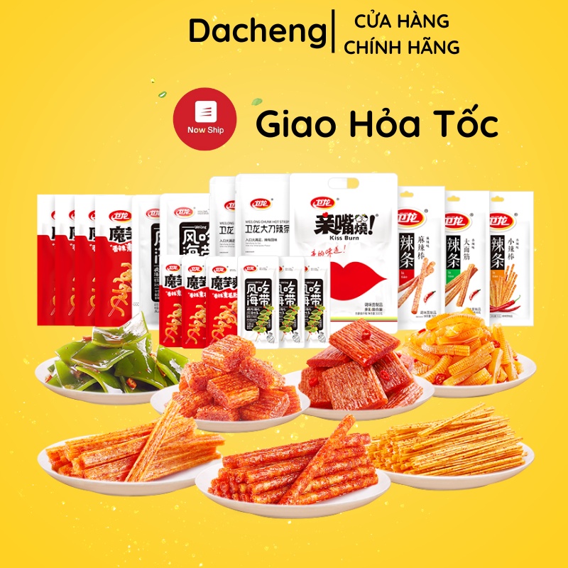 Set que cay Vỵ Long 65g-106g tự chọn thơm ngon đậm vị đồ ăn vặt Sài Gòn vừa ngon vừa rẻ | Dacheng Food