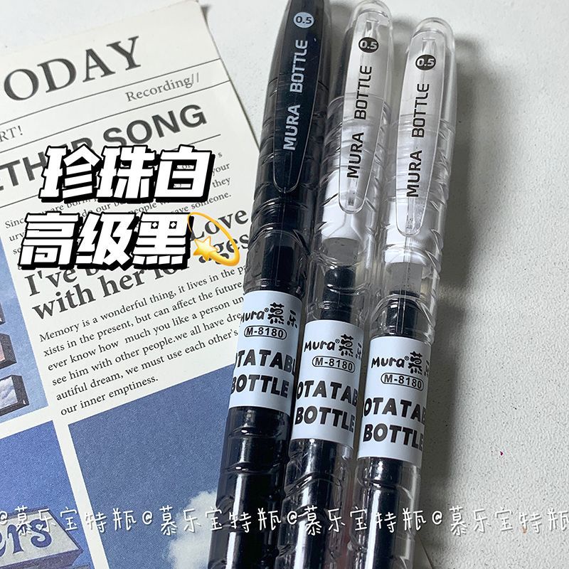 BÚT GEL MURA 8180 BOTTLE MỰC XANH, ĐỎ, ĐEN