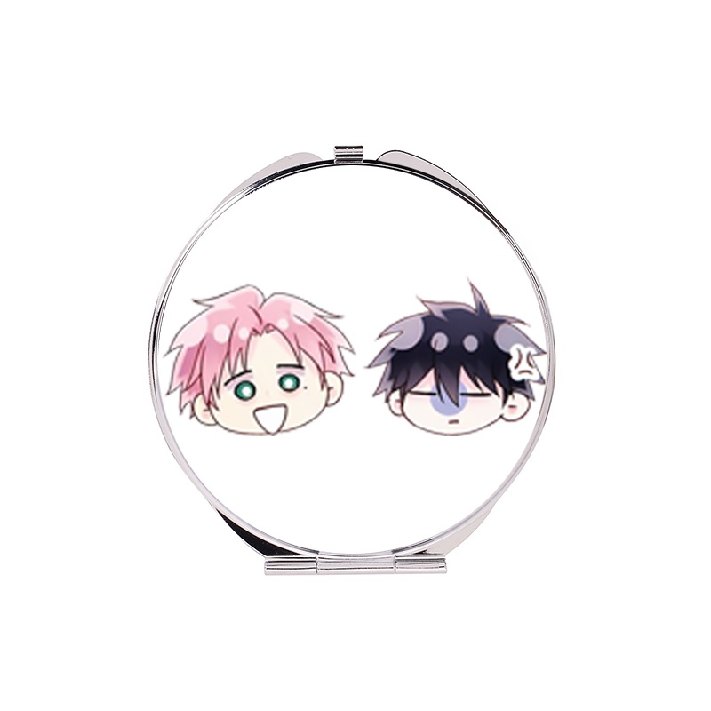 Gương in hình TÔI PHẢI LÀM MÔT KẺ ĐẠI XẤU XA manhwa bl chibi dễ thương tiện lợi quà tặng độc đáo