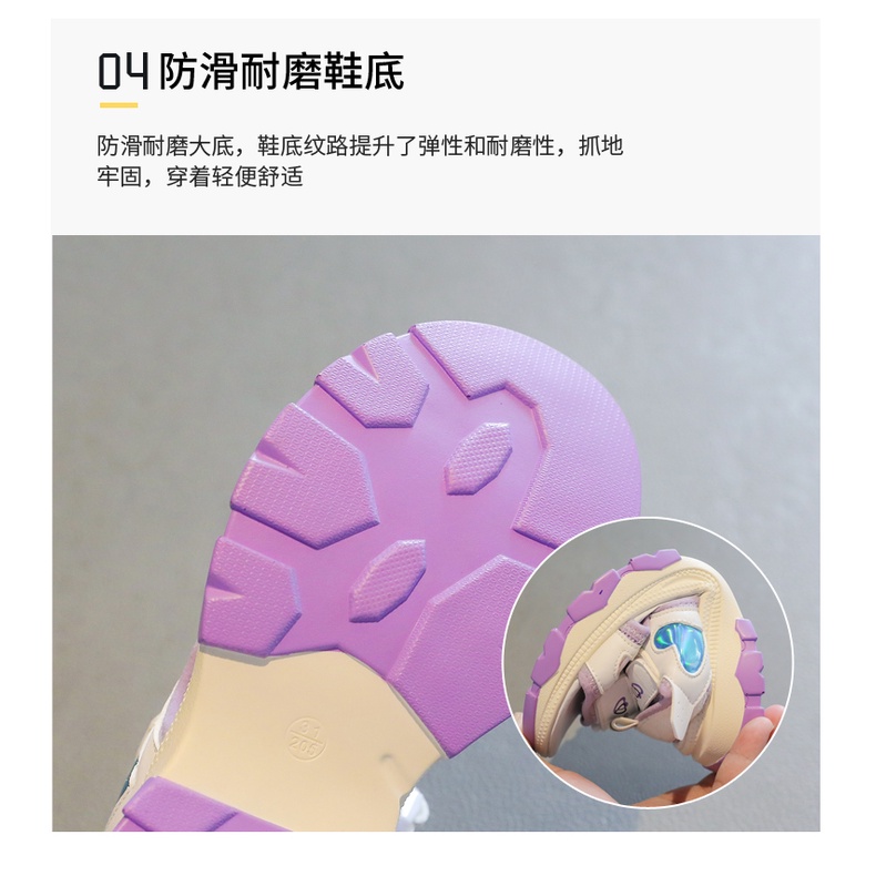 Xăng đan Thoải Mái Thoáng Khí Thời Trang Mùa Hè Phong Cách Hàn Quốc Cho Bé Gái