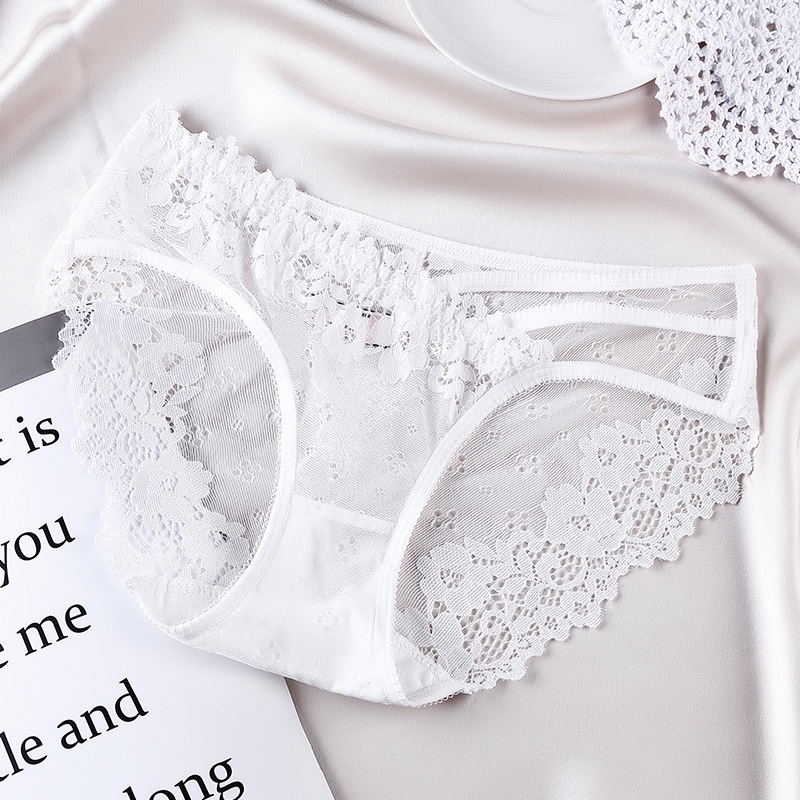 Quần lót nữ sexy phối ren dây đeo chéo hông quyến rũ 525