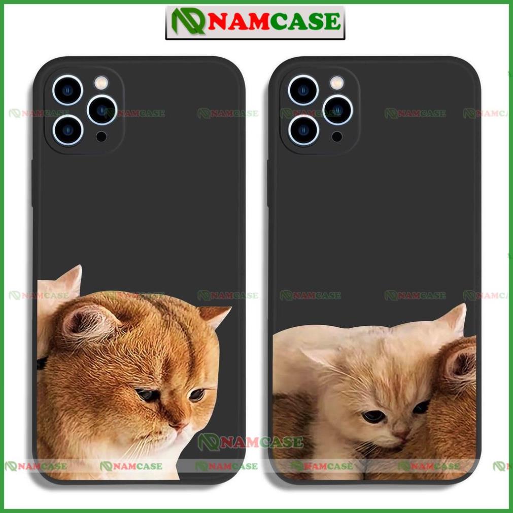 Ốp lưng iphone cặp đôi hoạt hình độc lạ mèo ngộ nghĩnh dễ thương đẹp cho ip 6/6s/7/8/X/XS/11/12/13/14 Pro Plus Max