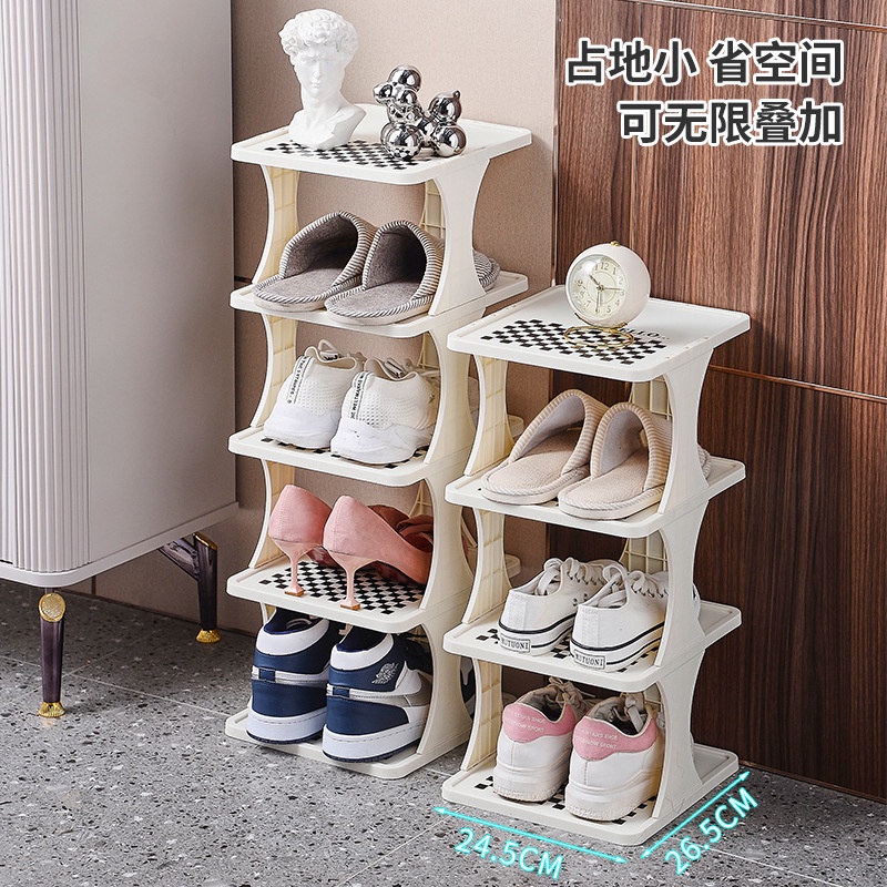 KỆ ĐỂ GIÀY DÉP DECOR HỌA TIẾT KẺ CARO VINTAGE,KỆ ĐỂ GIÀY DÉP NHIỀU TẦNG TIẾT KIỆM DIỆN TÍCH,KỆ ĐỂ GIÀY DÉP ĐA NĂNG
