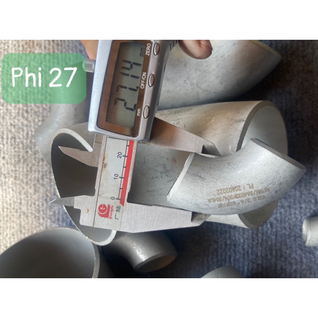 CO HÀN INOX 304 SCH10 PHI 21 ĐẾN 219