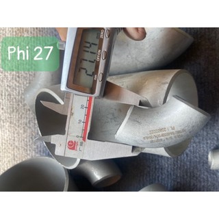 CO HÀN INOX 304 SCH10 PHI 21 ĐẾN 219