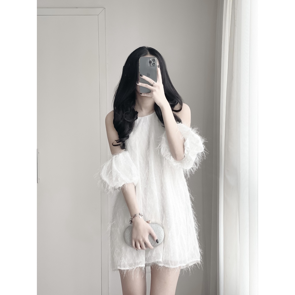 |The Berry Closet| Váy Yếm Tua Rua Lấp Lánh