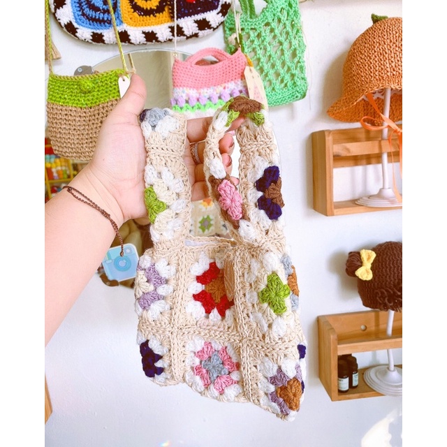 Túi len xinh handmade xinh  cho bạn gái 🌻