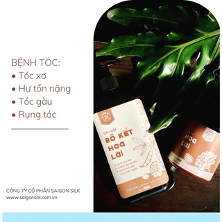 Combo dầu gội bồ kết hoa lài 500ml