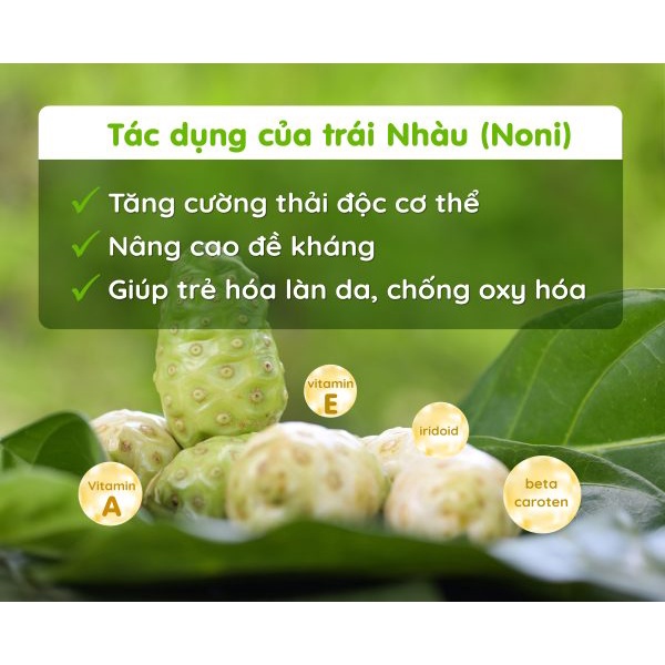 Tinh chất trái nhàu VITRUE Noni Juice 100