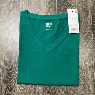 Áo thun cổ tim nữ, áo thun cotton basic