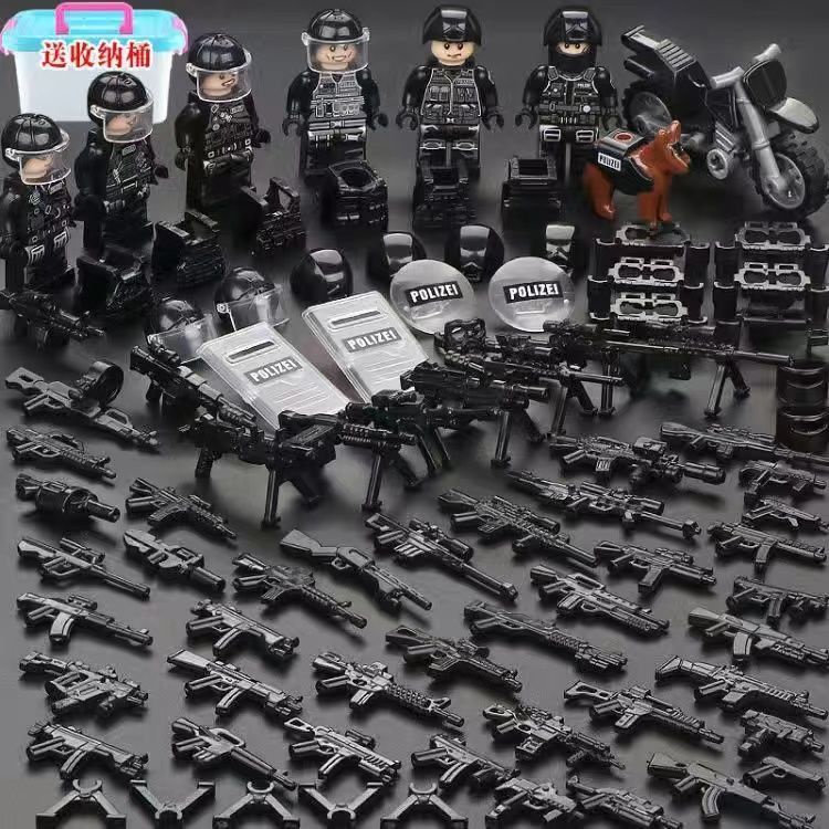 Mô Hình Lego Lắp Ráp Máy Bay Trực Thăng Xe Jeep