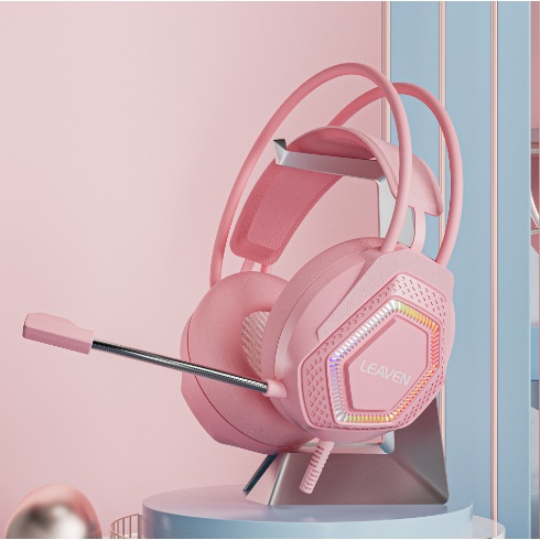 Tai Nghe Gaming LEAVEN G70 Led RGB Âm Thanh 7.1 Bass Cực Căng Âm Thanh Vòm