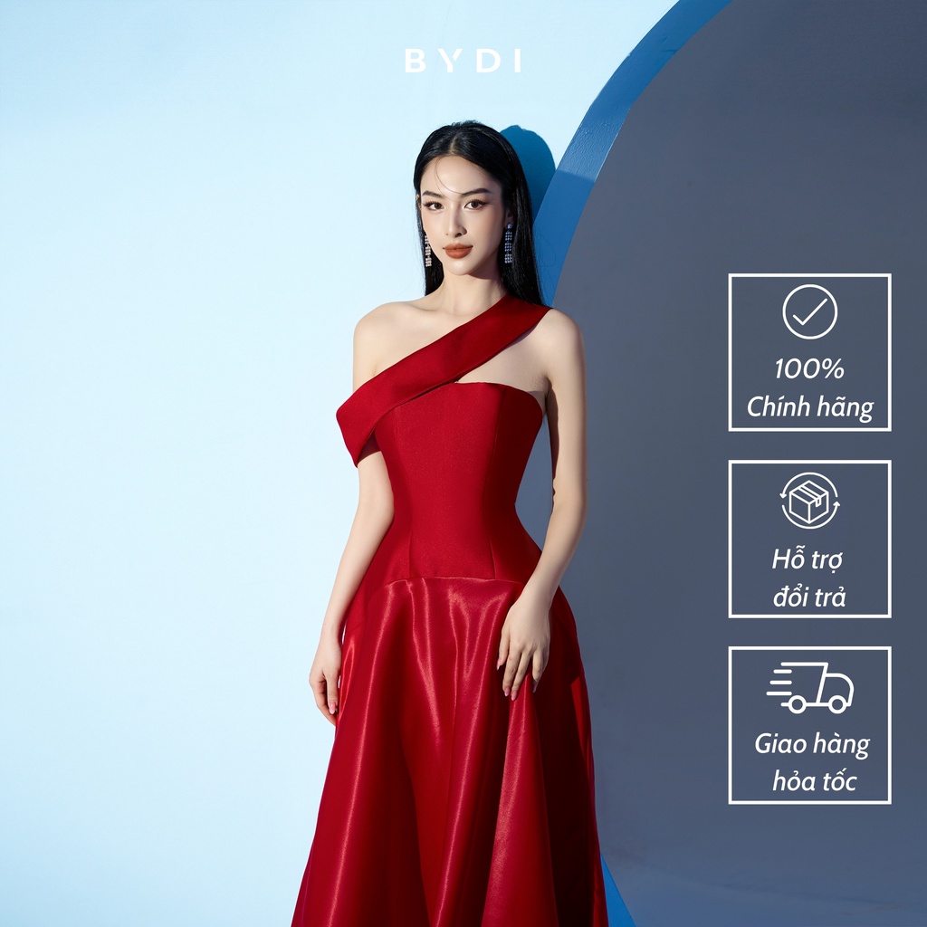 Đầm Dạ Hội thiết kế tùng xòe Cao Cấp BYDI Design, Chất Phi Tafta Tối Giản BYDI Fashion | HELLEN DRESS HD001