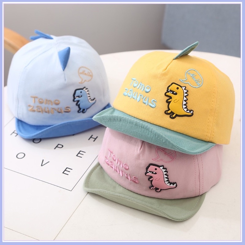 Mũ lưỡi trai họa tiết khủng long hoạt hình dễ thương cho bé từ 6thg- 3 tuoi NGỌC BÍCH BABY SHOP
