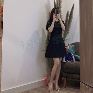 [Ảnh thật]váy đính cườm TK006