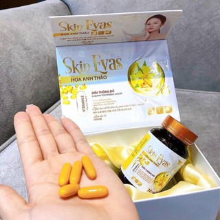 Tinh dầu hoa anh thảo, skin evas, viên uống hỗ trợ cải thiện nội tiết tố nữ - ảnh sản phẩm 3