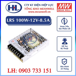 Nguồn tổ ong 12v, meanwell lrs -100-12 , nguồn led, nguồn camera