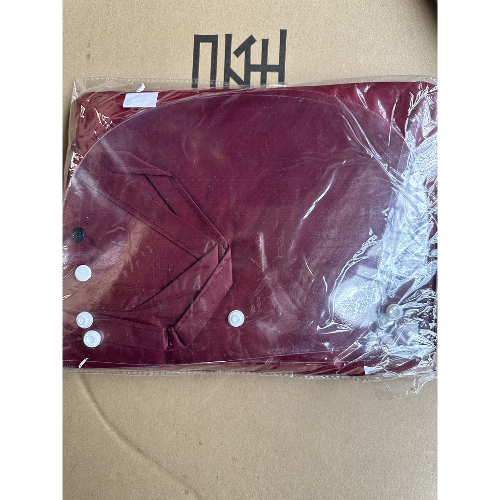 Áo mưa phản quang 1 và 2 đầu có kính che mặt , áo mưa có bao chụp gương size 1m70 TRENDS HOUSE