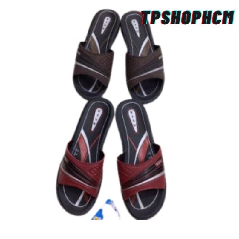 Dép đúc nhựa Asia Nữ siêu bền màu nâu , màu đỏ