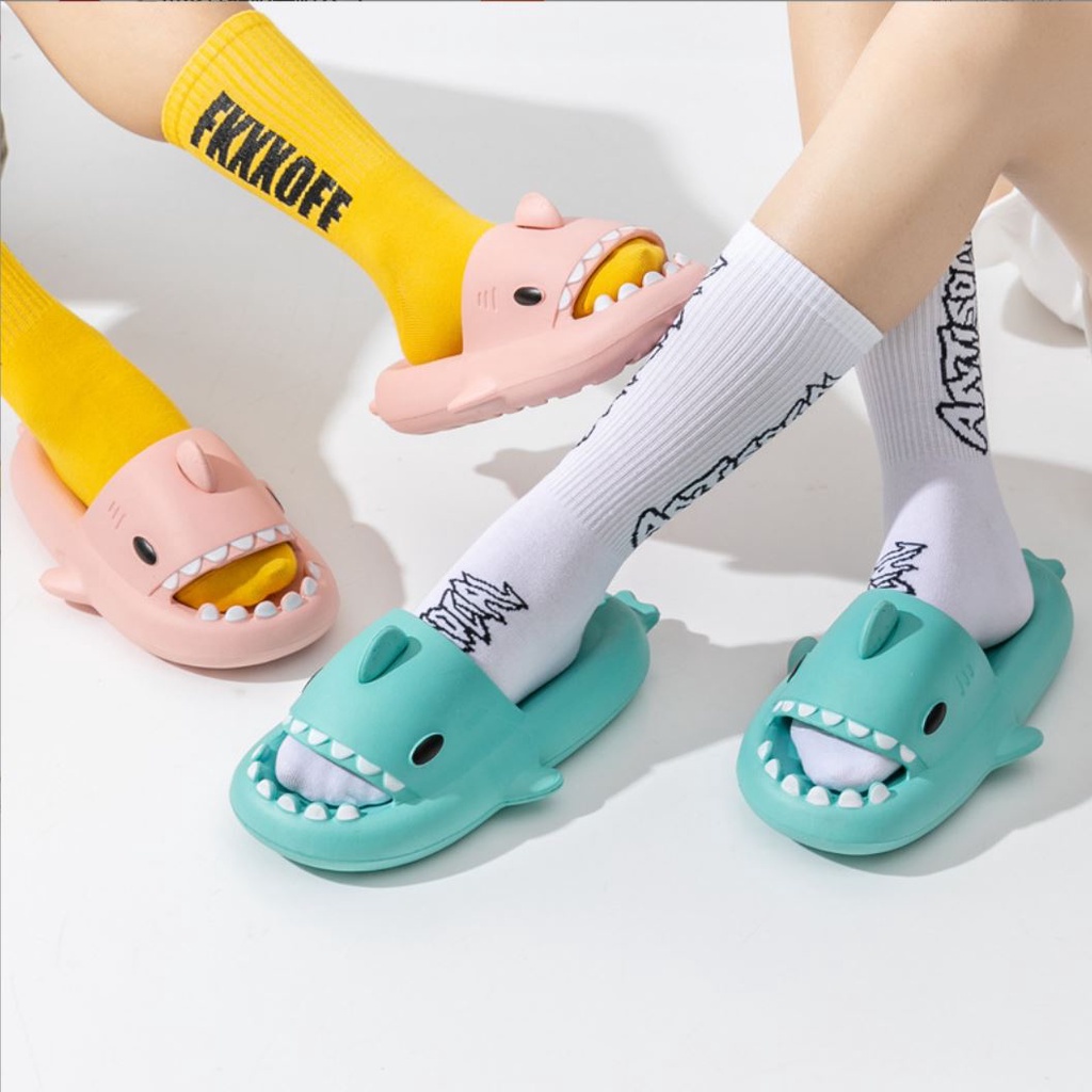 Dép cá mập chất liệu EVA đế bánh mì đi nhẹ, êm chân 3TDEP, chọn tăng 1 size