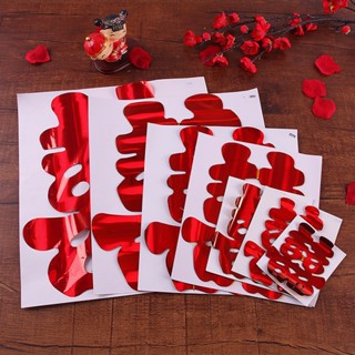 (1 tờ)Chữ hỷ size 35cm tĩnh điện dạng hít lên kính( không cần keo) chuyên dùng dán kính xe cưới , kính cửa sổ