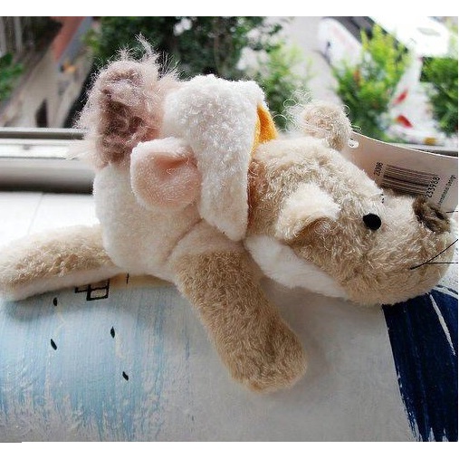 Gấu Bông Có 4 Chân Nam Châm, Hít Dính Tủ Lạnh Thú Nhồi Bông Thương hiệu NICI Quà Sinh Nhật 10cm MIRA-GB28017