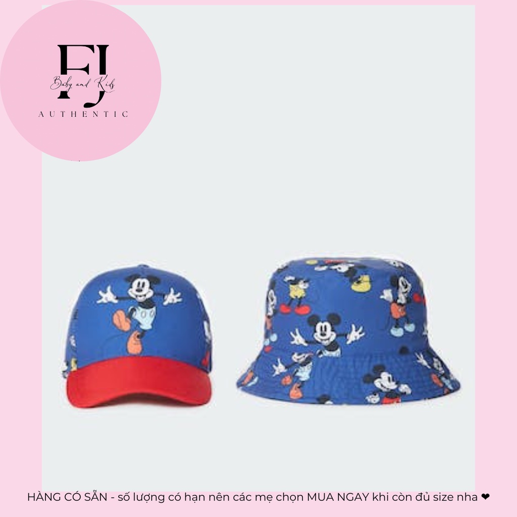 Mũ trẻ em chính hãng Matalan, mũ bé trai mũ mickey xanh, hàng hiệu cho bé