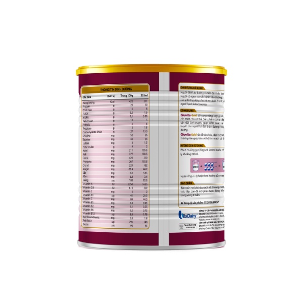 Sữa bột Gluvita Gold 400g - VitaDairy