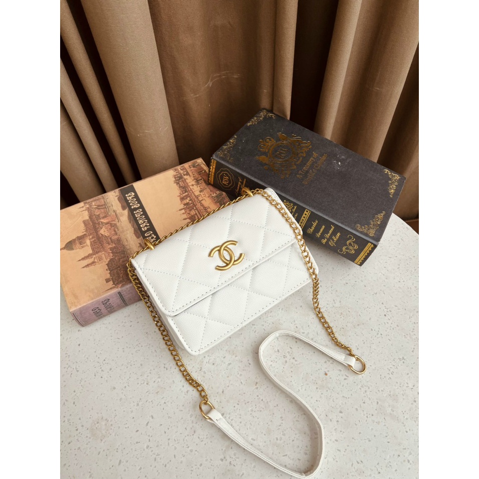 Túi đeo chéo thời trang khóa X vàng siêu hot 2023