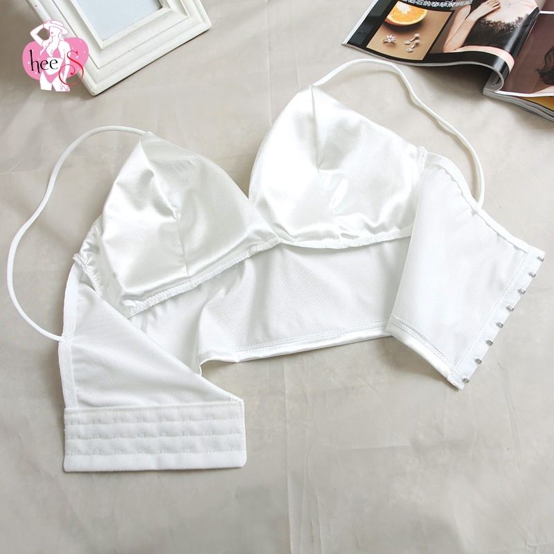 Áo Bra Nữ Satin Phi Bóng Bản To - Braletet Lụa Bóng Thiết Kế Không Gọng,Trang Nhã,Dễ Mặc Nâng Ngực Nhẹ HeeS264