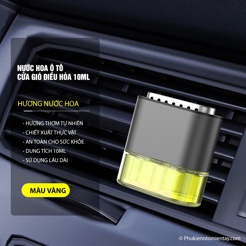 Nước Hoa Ô Tô Cao Cấp Nhập Khẩu Kẹp Cửa Gió Điều Hòa Xe Hơi Hương Thơm Khử Mùi Xe | BigBuy360 - bigbuy360.vn