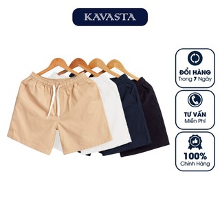  Quần Short Kaki Nam Ngắn KAVASTA Thời Trang Cao Cấp Đen Trắng Đẹp H18 