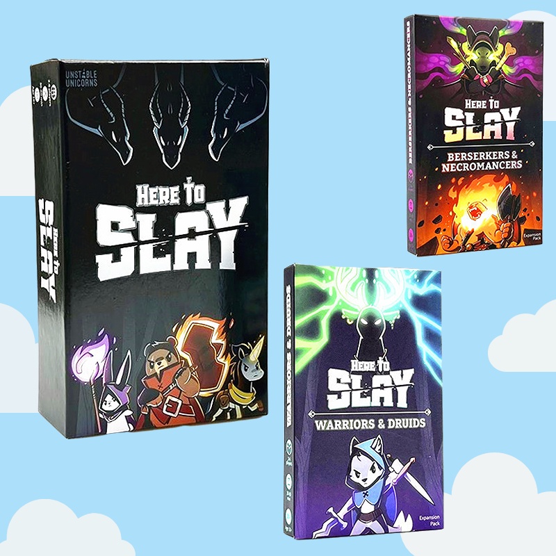 Bộ Thẻ Trò Chơi Board Game Here To Slay Phiên Bản Tiếng Anh Dành Cho Gia Đình