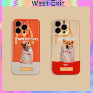 Ốp Điện Thoại Mềm Hình McDonalds Hoạt Hình Cho iPhone14 14pro 14promax 13 13pro 13promax 12 12pro 12promax 11 11promax x / xs xr xsmax 7p