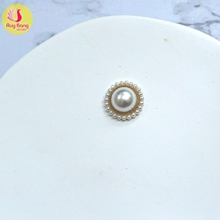 Set 5c Charm đính đá mạ kim dùng làm phu kiện tóc, cài áo, phụ kiện may mặc, kẹ tóc