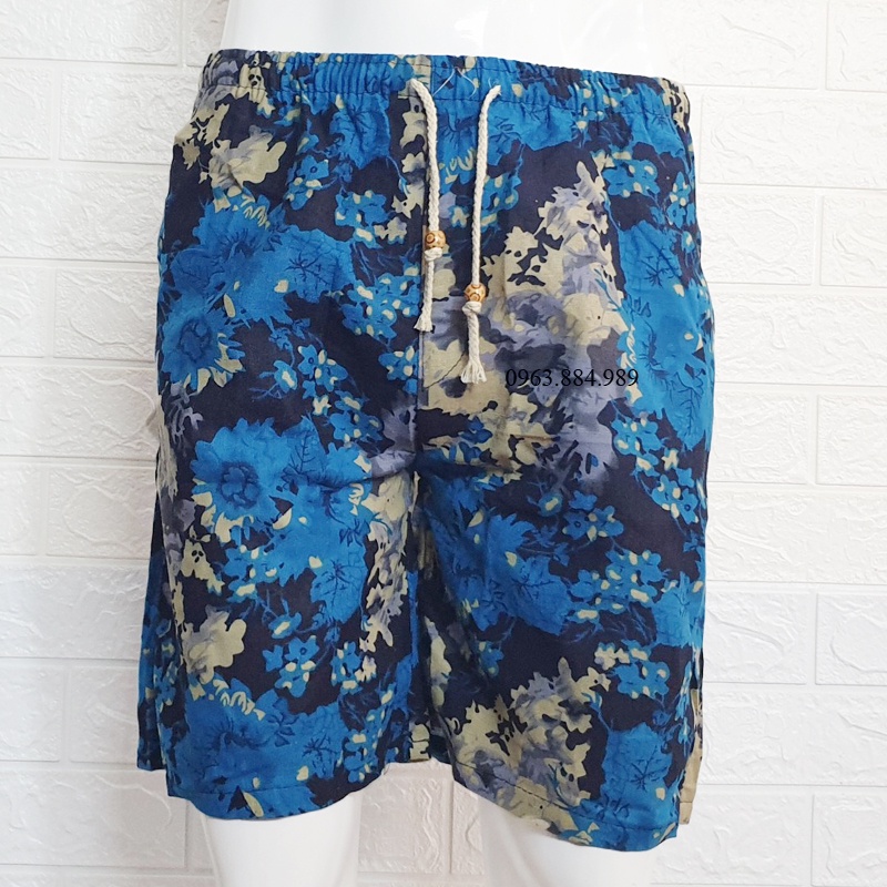 Quần đùi chất đũi thoáng mát Đ.07 in hình đẹp cho anh em - Ảnh, video shop làm