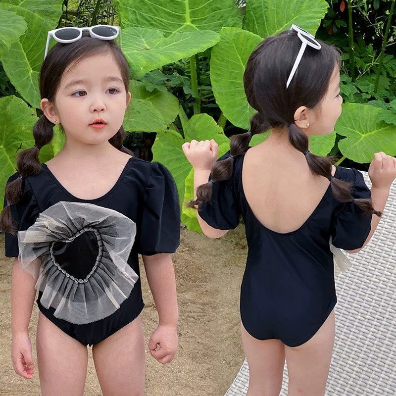 Đồ bơi bé gái 1 mảnh kèm mũ VB2306