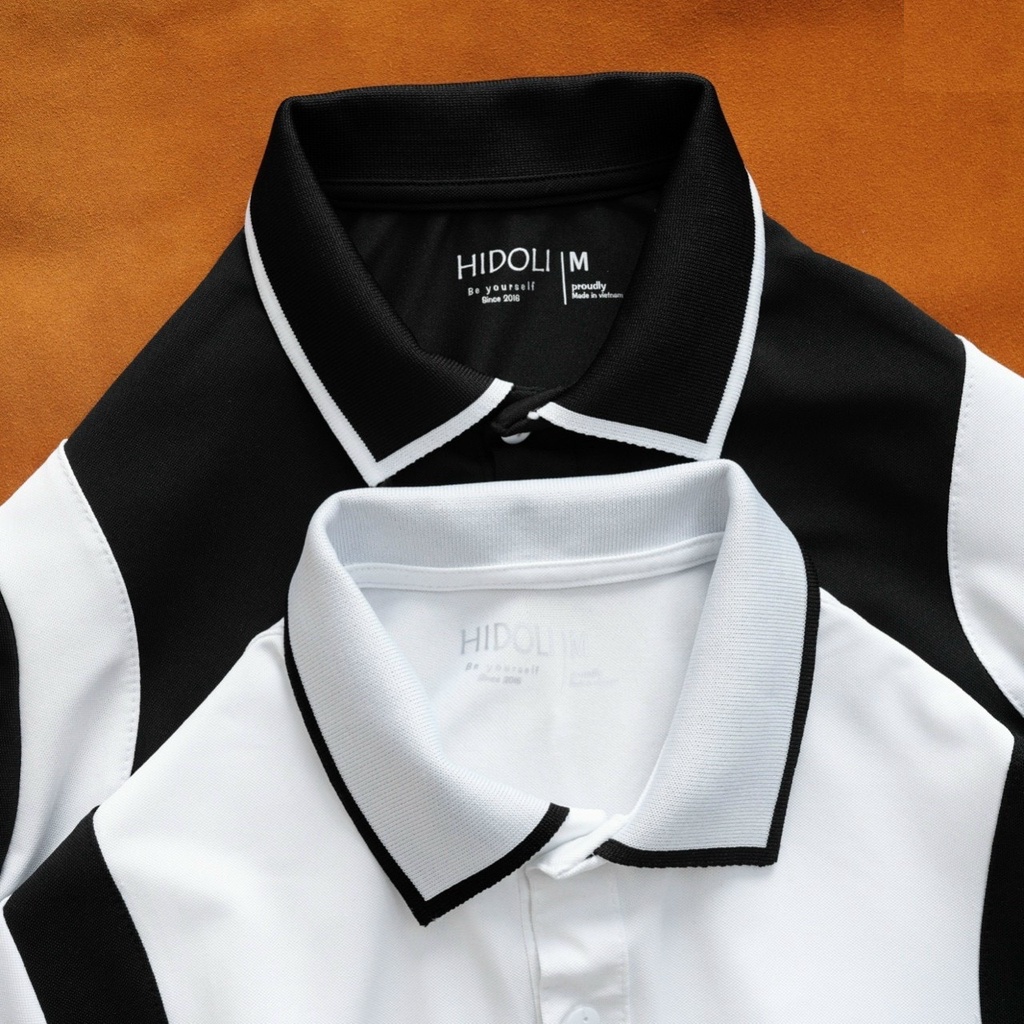 Áo polo nam nữ phối màu basic , chất thun thoáng mát, phong cách trẻ trung năng động