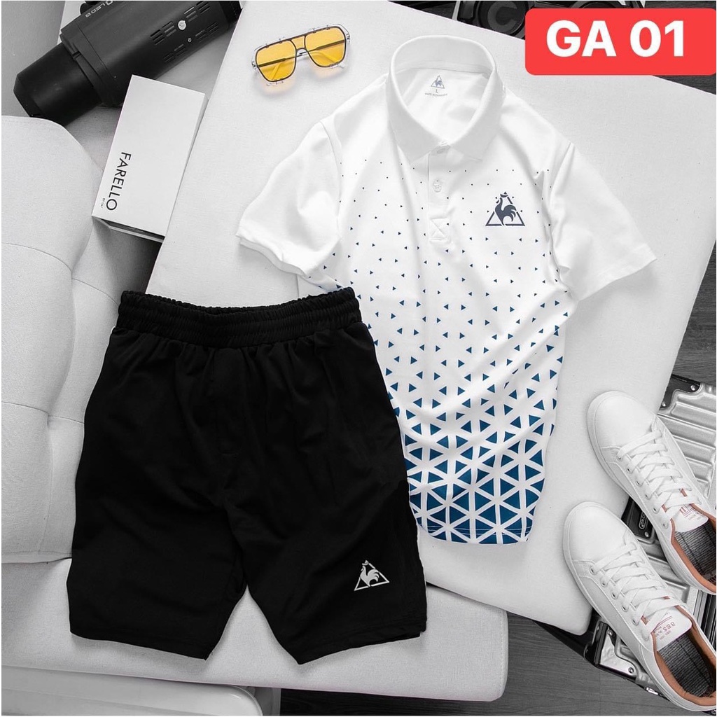 BỘ THỂ THAO POLO NAM HÈ - BỘ THỂ THAO NAM - BỘ THÊ THAO GÀ