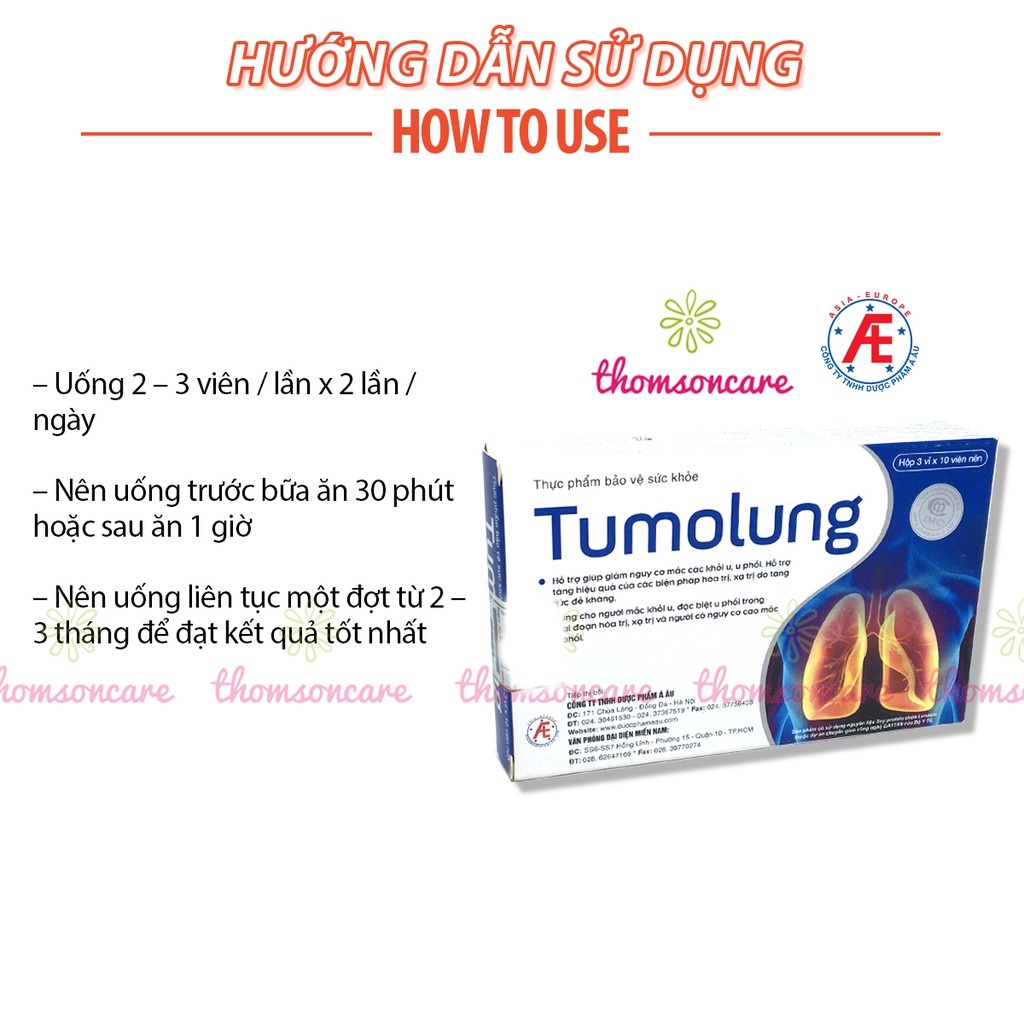 Tumolung hỗ trợ cho người bị các khối u phổi, từ thảo dược