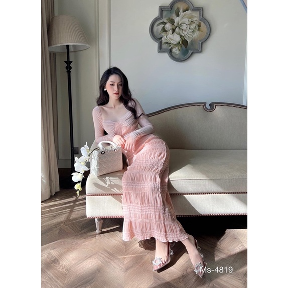 VÁY REN BÈO NHÚM NGỰC