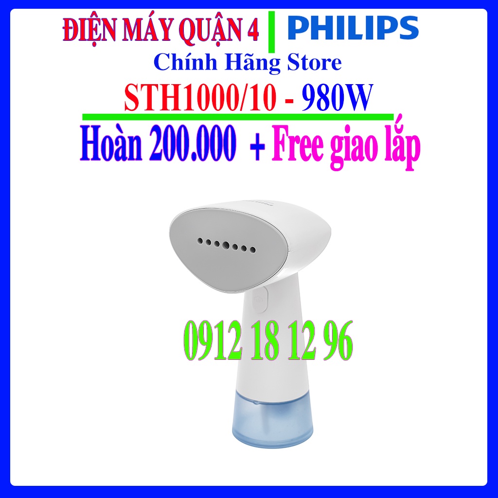 Bàn ủi hơi nước cầm tay Philips STH1000/10 980W / Philips STH1000 - hàng chính hãng