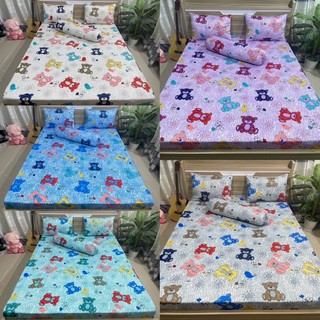 Bộ drap thun hàn quốc 4 món mát mịn, chất thun co giãn hai chiều