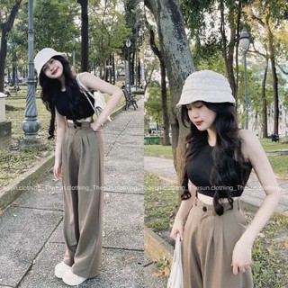 Quần tây ống suông