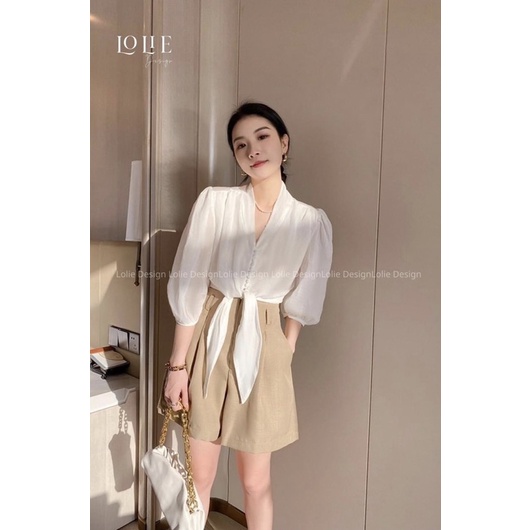 Rập giấy thiết kế, rập giấy áo sơ mi nữ cổ V vạt buộc tay lỡ, rập giấy A0 cắt sẵn