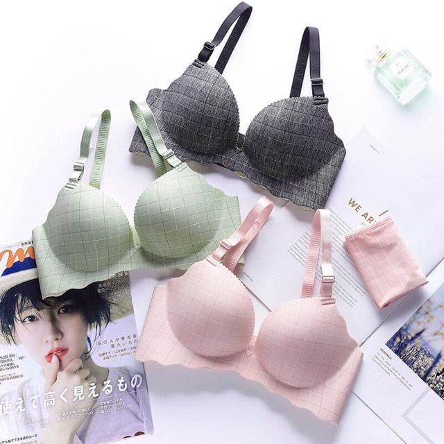 ÁO NÓT ĐỆM DÀY 3-4CM NÂNG NGỰC TỐT KIMCHIBIKINI ÁO CON SU MUỐI TIÊU KHÔNG GỌNG CHỐNG HẰN MỠ AL032