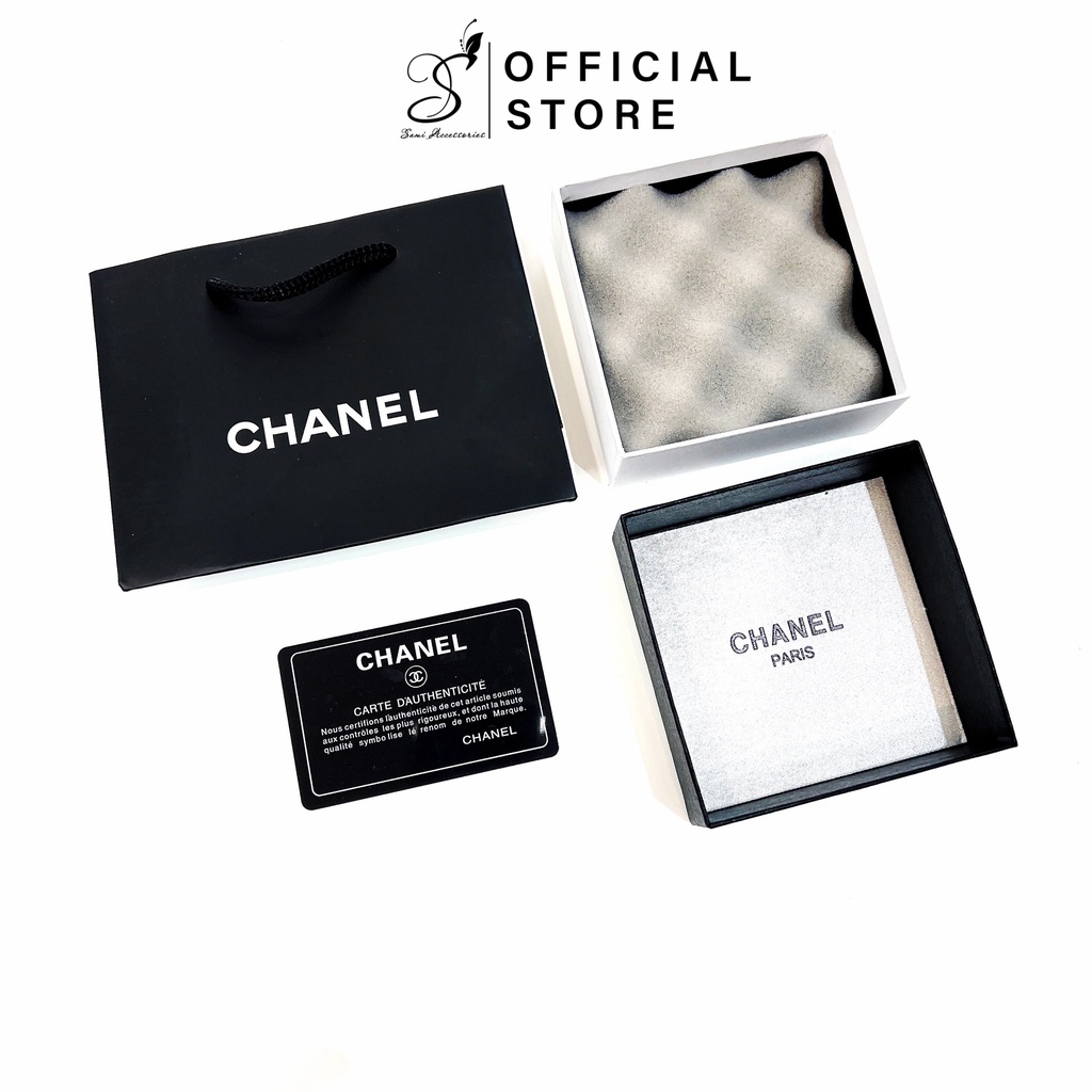 Set hộp đựng vòng tay, dây chuyền Sami hộp trang sức mang thương hiệu nổi tiếng Chanel dùng để làm quà tặng, quà kỉ niệm