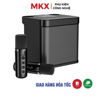 Loa karaoke bluetooth ys 203 kèm 2 micro không dây siêu hay, mới 2022